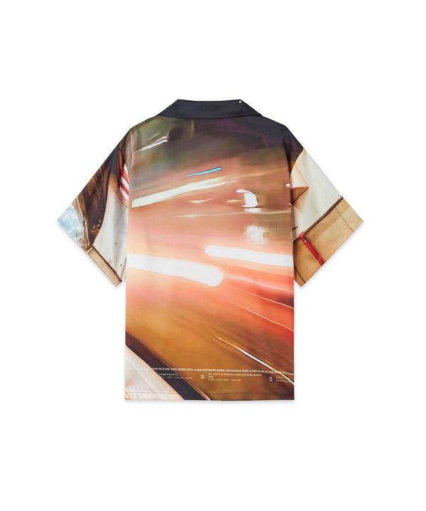 MSGM x Google Pixel "Night Metro" print All-over Shirt
