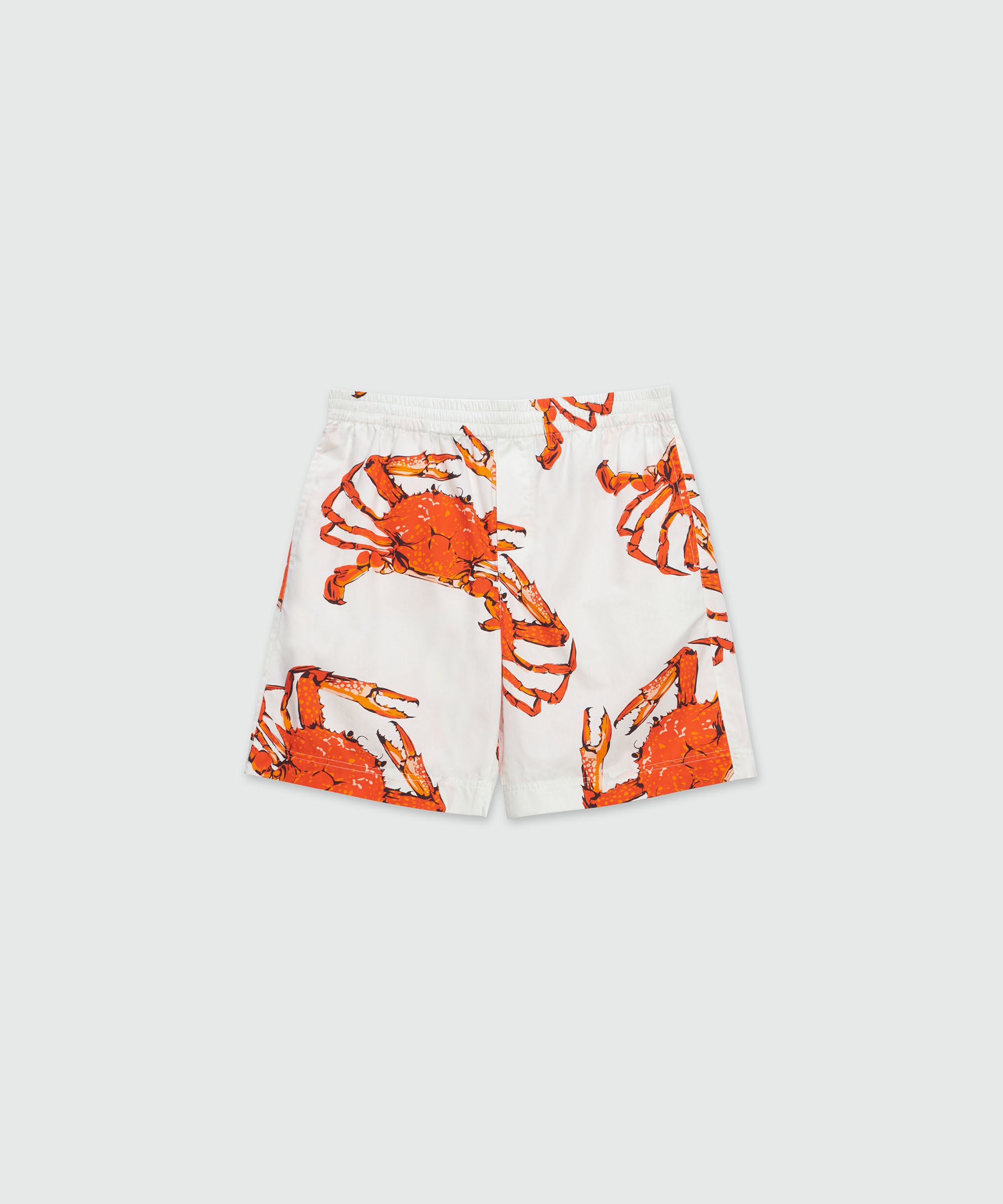 Kenzo White Ocean Print Bermuda Shorts main image 0