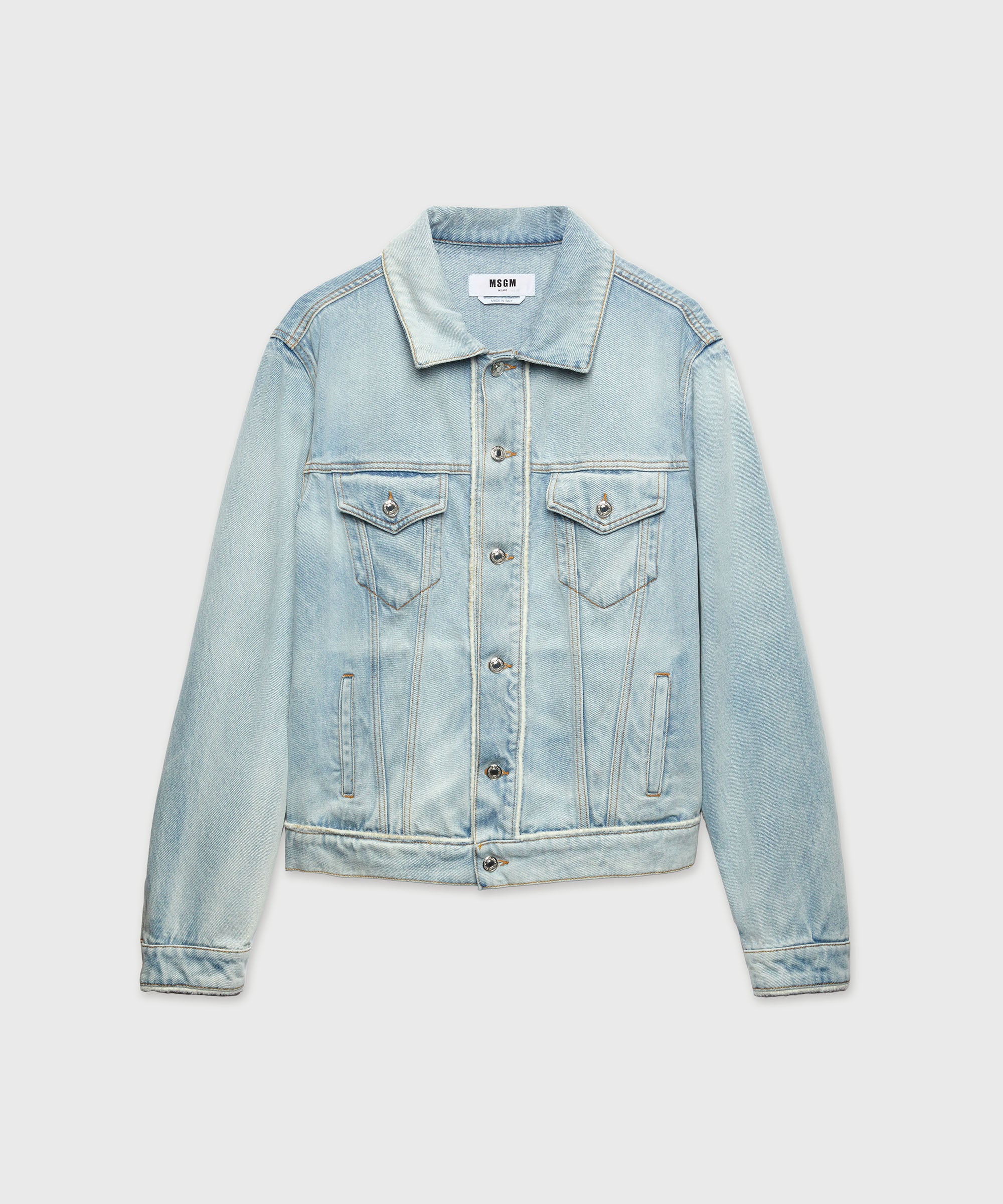 Light blue denim jacket - MSGM Official