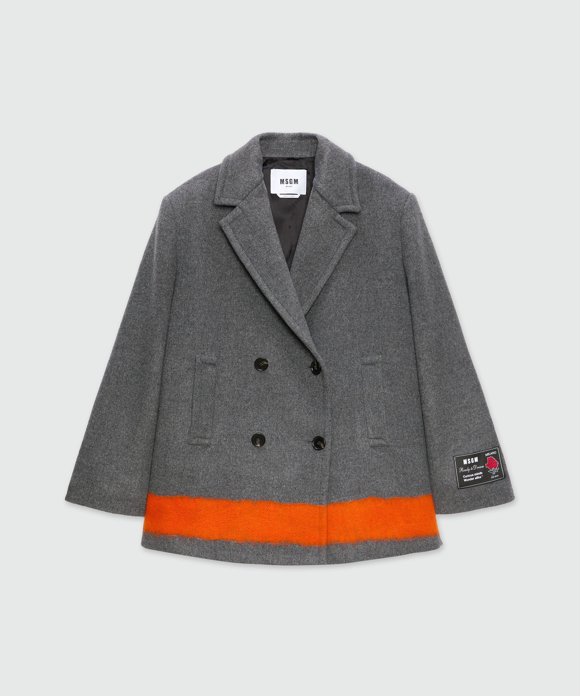 MSGM ボア生地コート　ピンク 4270995.jpg