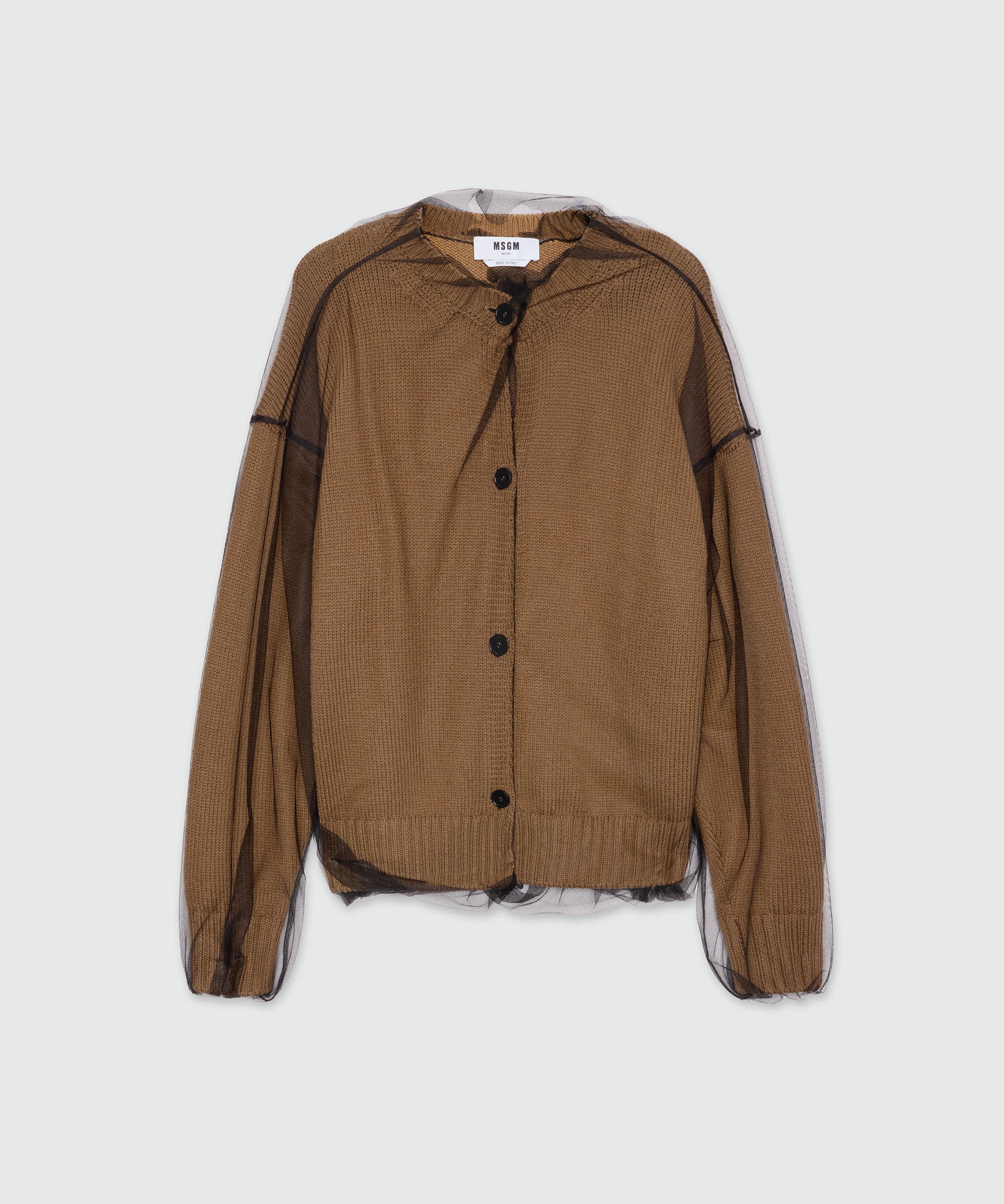 L'Appartement】Sheer Cardigan ベージュ アパルトモン Sheer