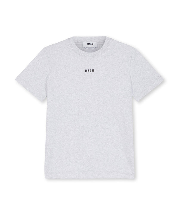T-shirt in cotone con micro logo