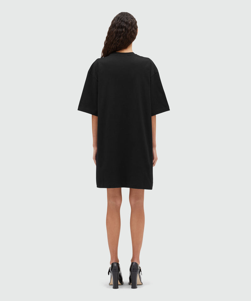 Short sleeve cotton dress - MSGM Official Short sleeve cotton dress - MSGM Official