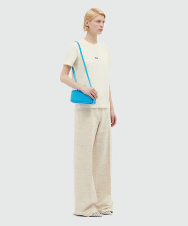 White T-shirt with micro logo