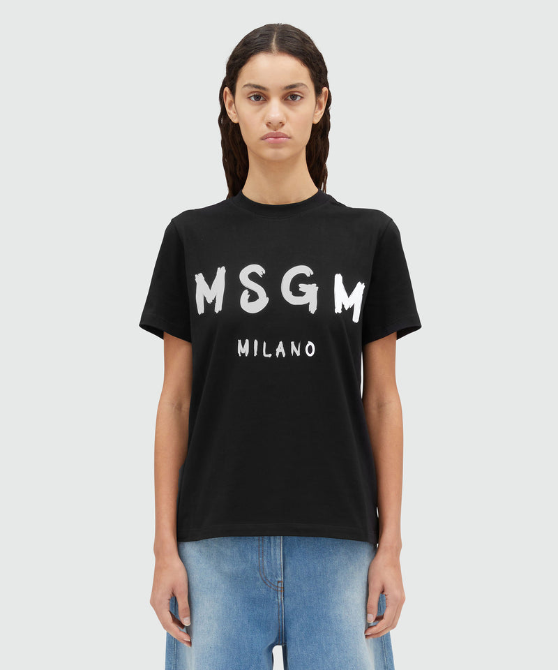 Womens Tshirt Msgm T Shirt Bianca Womens Tops T Shirt Nera Donna