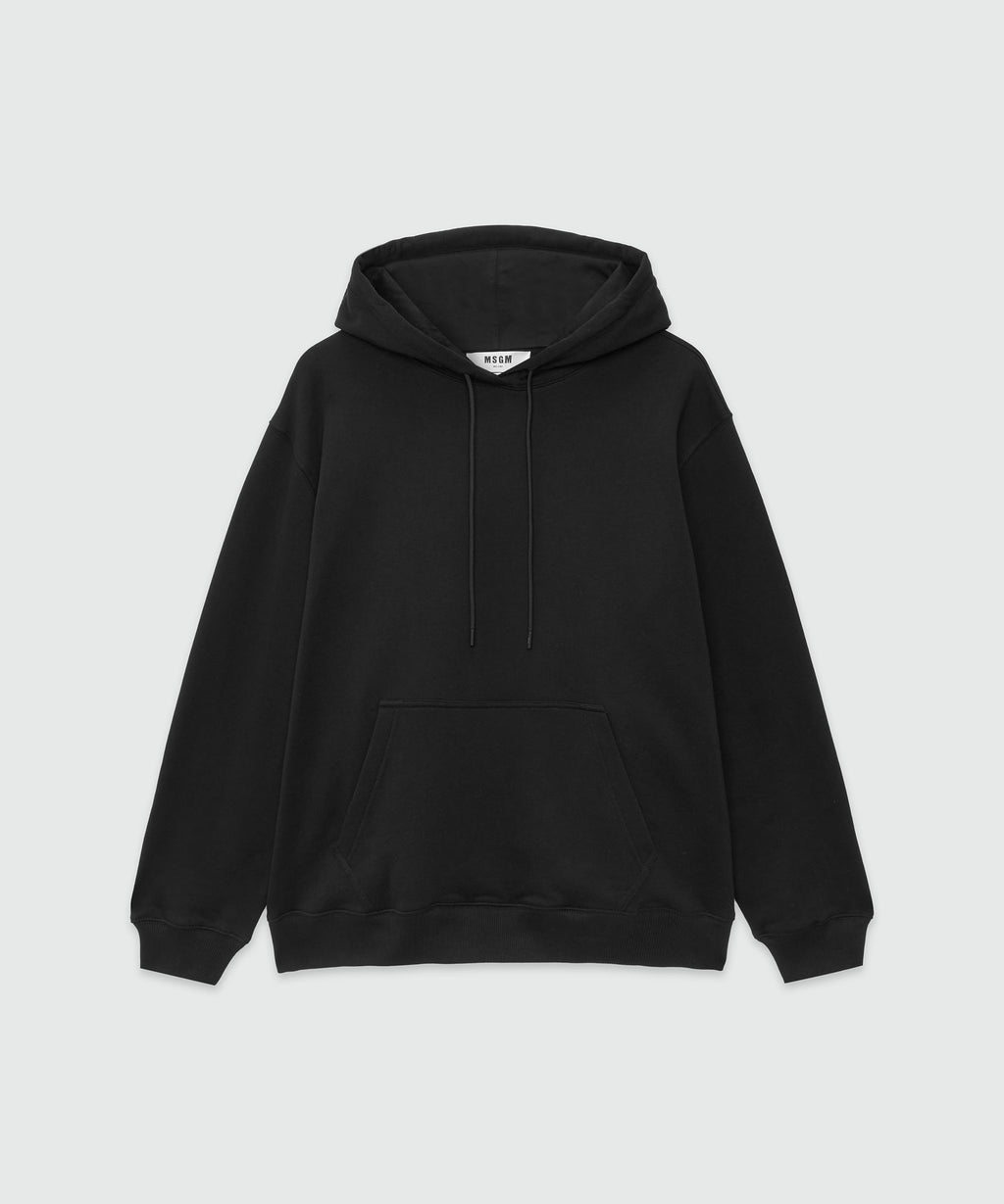 MSGM｜HOOD/ZIP-UP (2000MM535 200004 94) MSGM Kids zip-up Hoodie | Black | FARFETCH