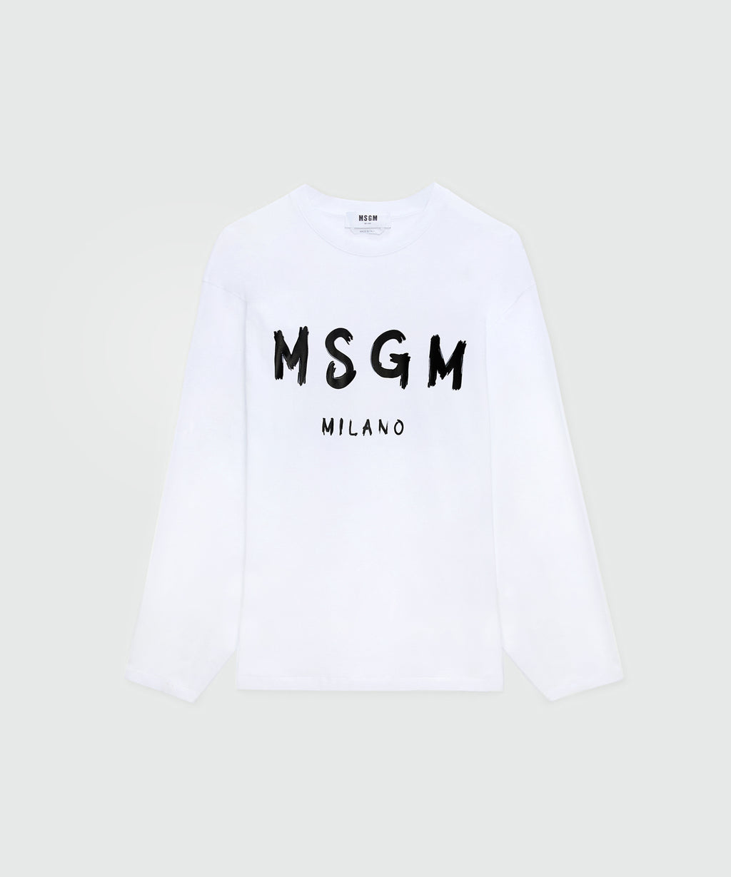 【美品】MSGM MILANO Tシャツ MSGM - White MSGM Milano T-Shirt | HBX