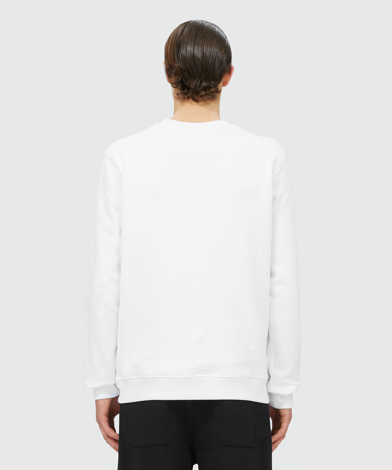 Long sleeved cotton sweatshirt WHITE Men 