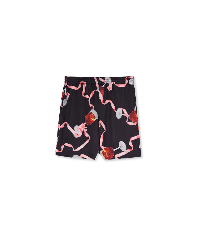 MSGM x Gattullo - Domenichino Shorts BLACK Men 