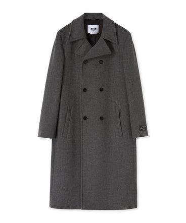 Virgin wool "Wool Coating" double-breasted coat