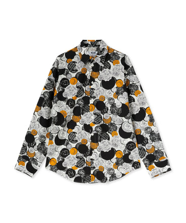 Organic cotton shirt with "all-over Token" print