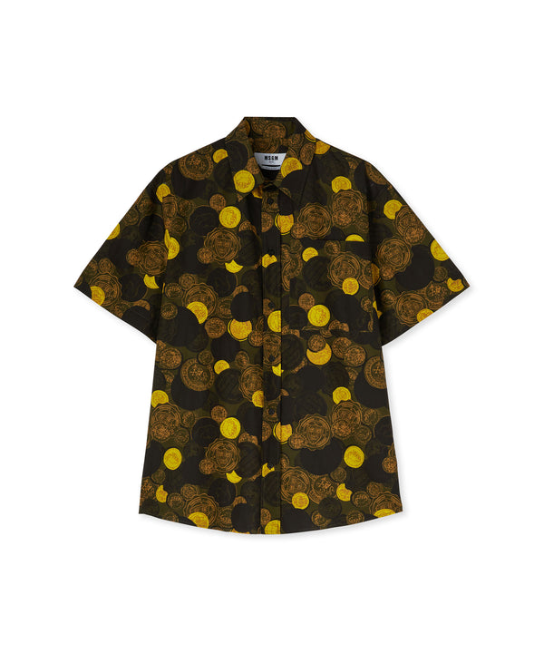 Organic cotton shirt with "all-over Token" print