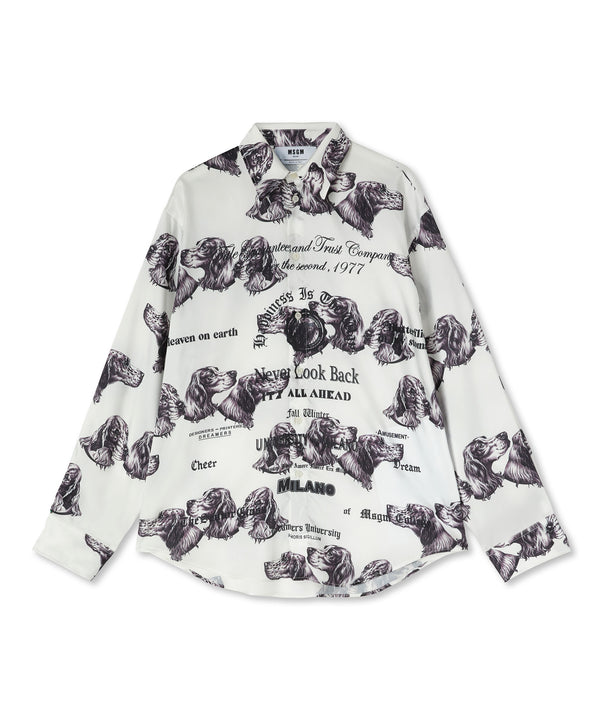 Shirt with graphic print form the "Never look back" collection