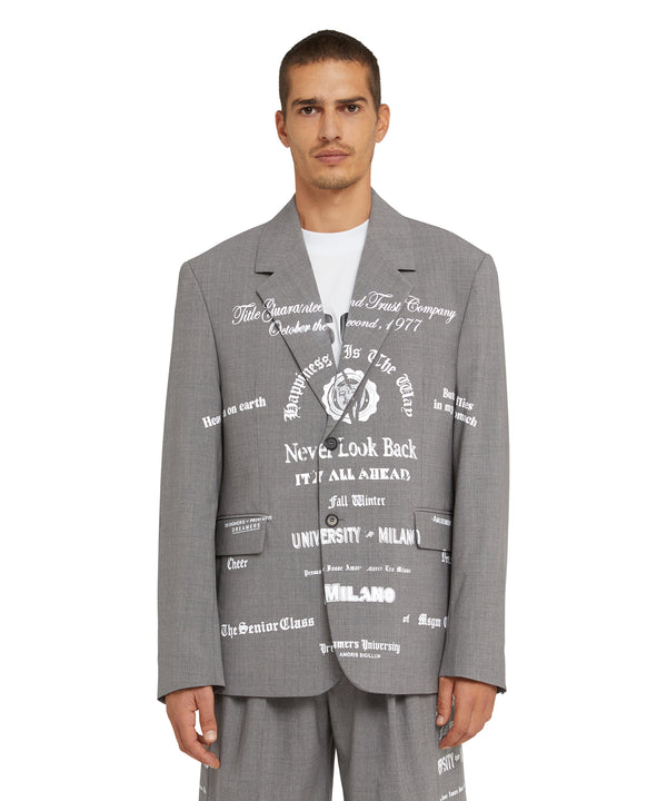 Wool "Dreamers University" jacket