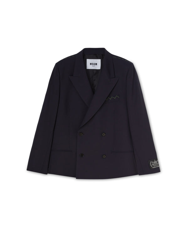 Wool "Dreamers University" double-breasted jacket