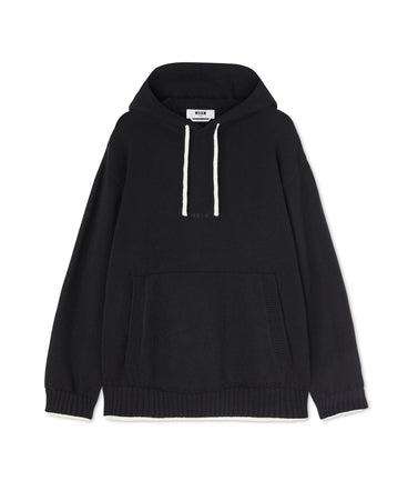 Heritage Embroidery Merino MSGM crewneck sweater