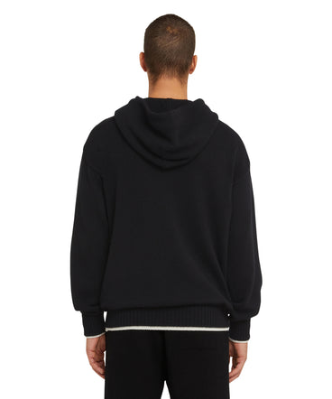 Heritage Embroidery Merino MSGM crewneck sweater