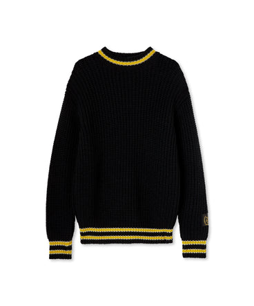 MSGM College Patch crewneck sweater