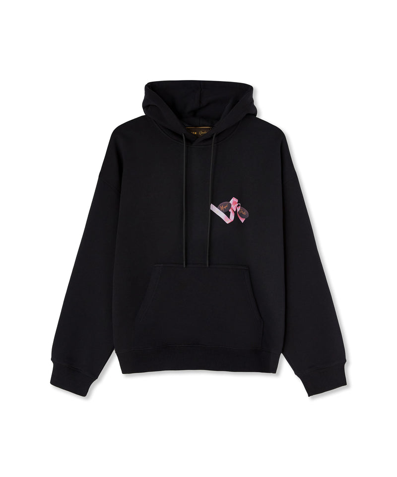 MSGM x Gattullo - Felpa con cappuccio Aperitivo NERO Unisex 