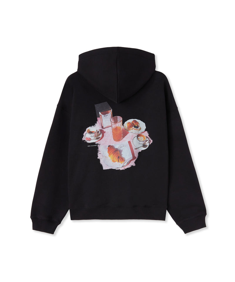 MSGM x Gattullo - Felpa con cappuccio Aperitivo NERO Unisex 