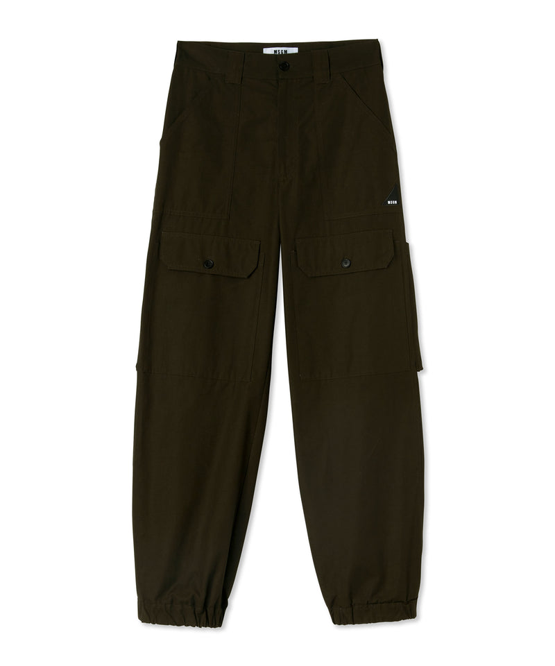 Organic cotton "Recycled Cotton Ripstop" workwear trousers PEPPER GREEN Men 