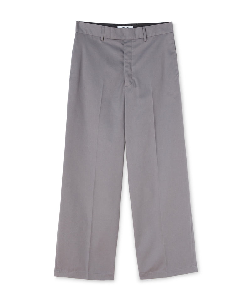 "Technical Gabardine" trousers GREY Men 
