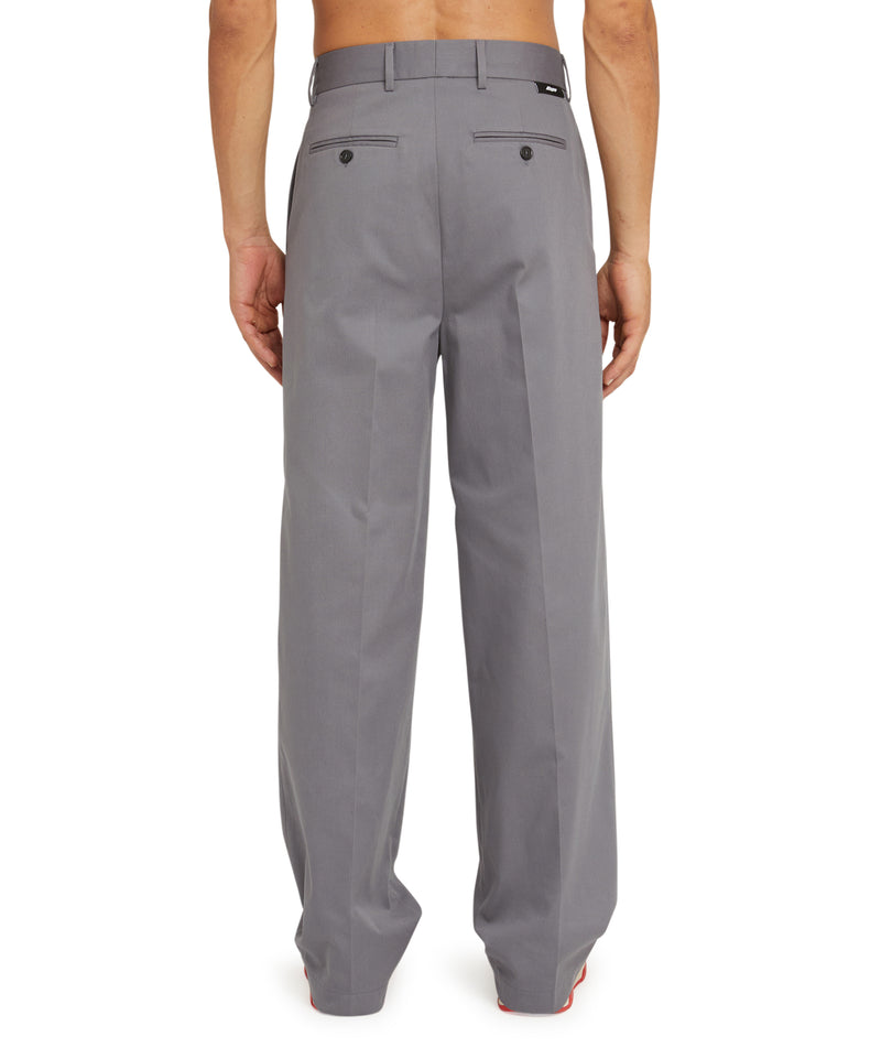 Pantalone in tessuto "Technical Gabardine" GRIGIO Uomo 