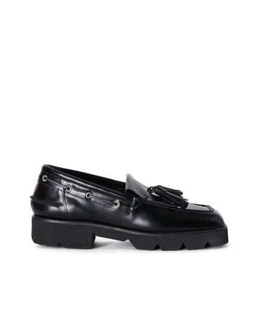 Leather MSGM Track sole shoes