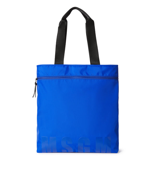 "Signature Iconic Nylon" Vertical tote bag