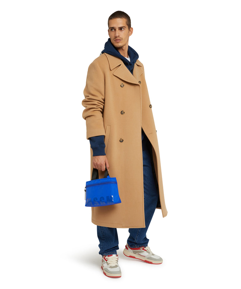 "Signature Iconic Nylon" mini tote bag BLUE Men 