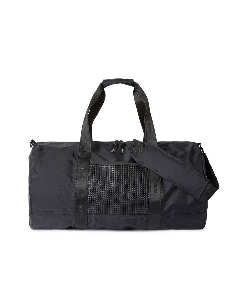 "Signature Iconic Nylon" duffle bag BLACK Men 