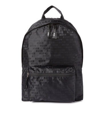 "Signature Iconic Nylon" backpack with all-over print