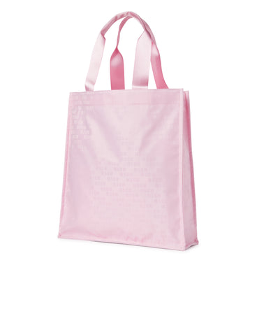 "Signature Iconic Nylon" shopping bag with all-over print