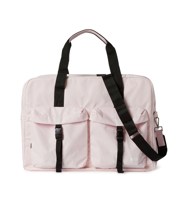 "Signature Iconic Nylon" fabric duffle bag