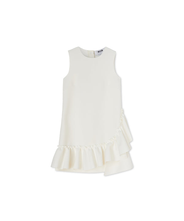 Mini dress with  "Double Crepe Cady" workmanship