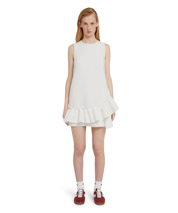 Mini dress with  "Double Crepe Cady" workmanship