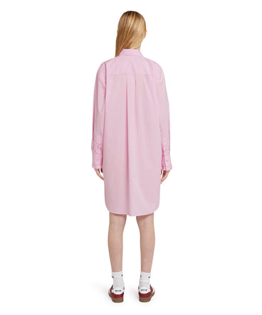 Poplin cotton chemisier shirt dress