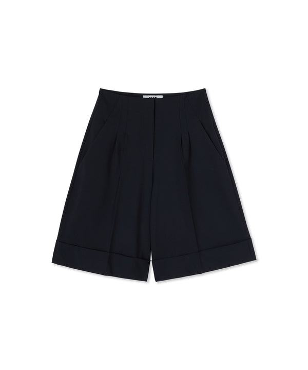 Virgin wool culotte pants "Wool Suiting"