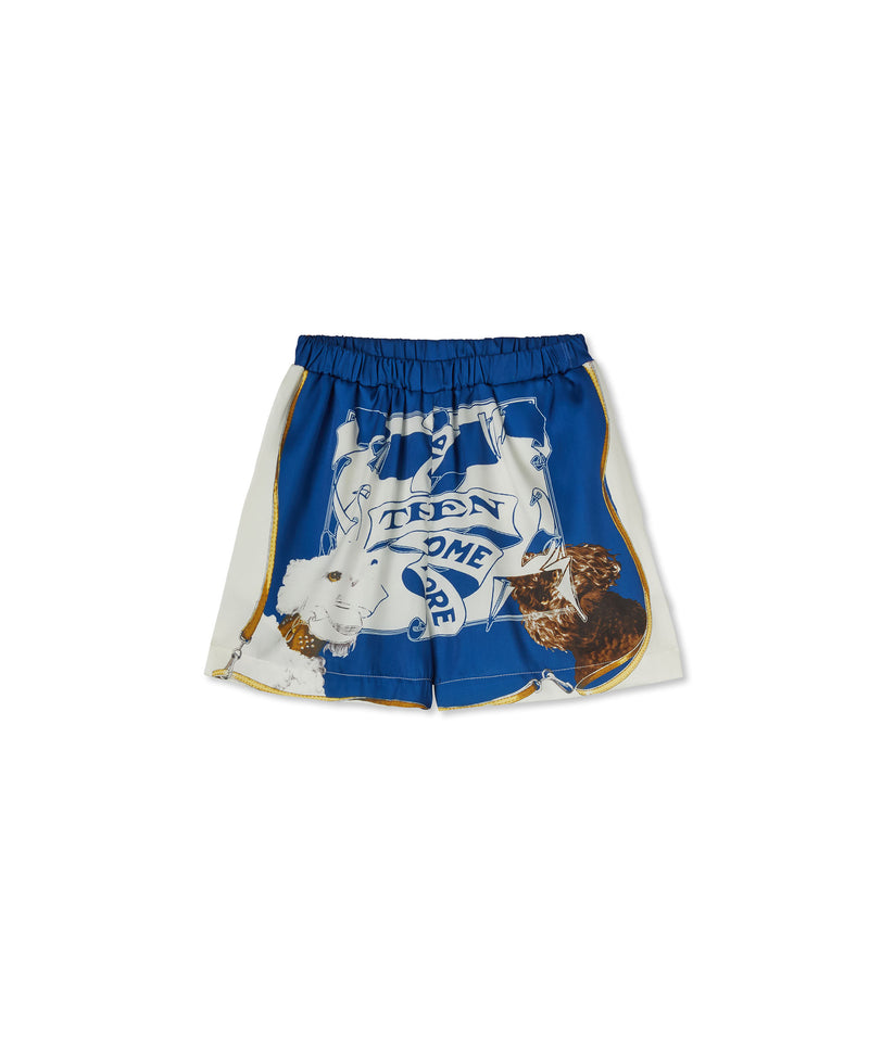 Bermuda shorts from the collaboration of "Lorenza Longhi and MSGM" WHITE Women 