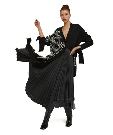 Pleated skirt