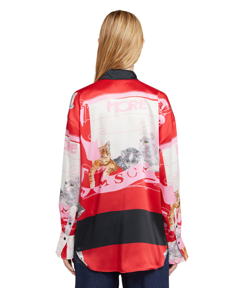 Shirt from the collaboration of "Lorenza Longhi and MSGM" RED Women 