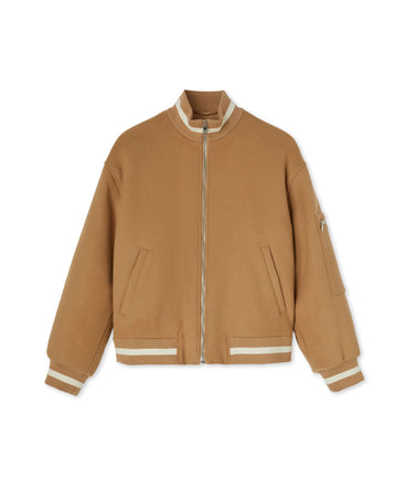 Virgin wool bomber jacket "Wool Felt"
