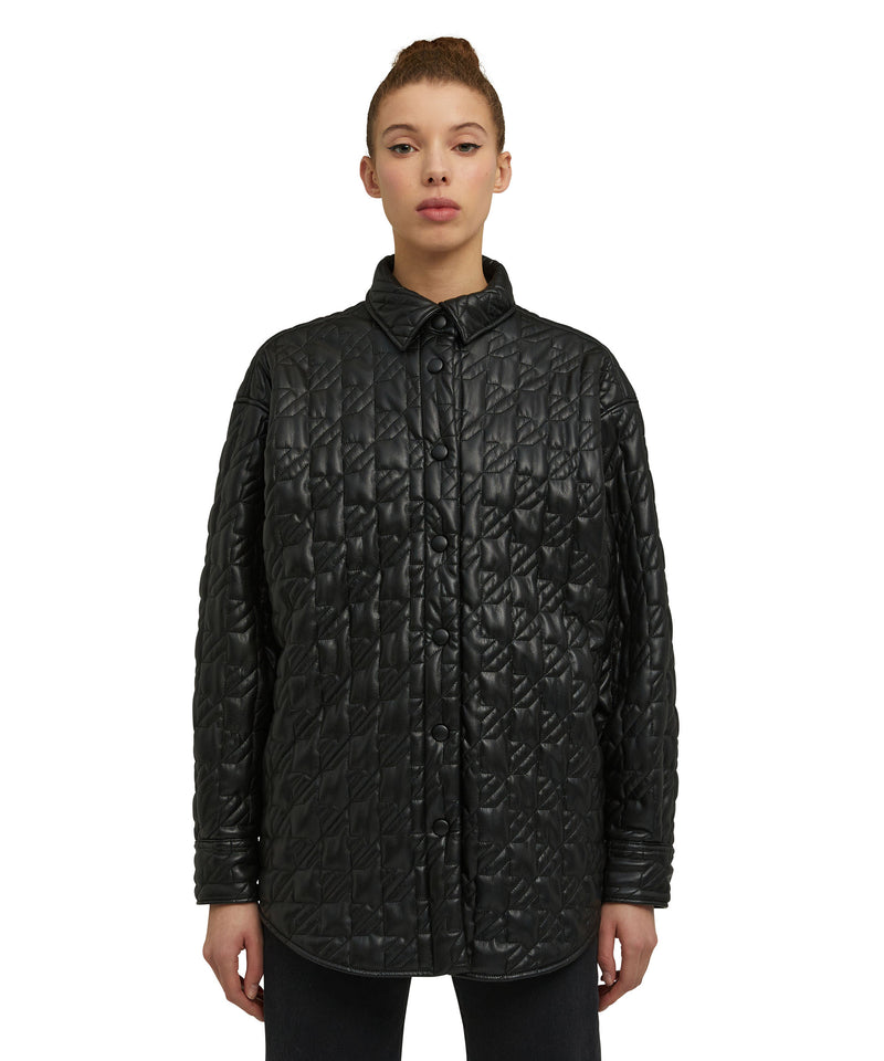 Faux leather jacket "Soft Eco Leather" BLACK Women 