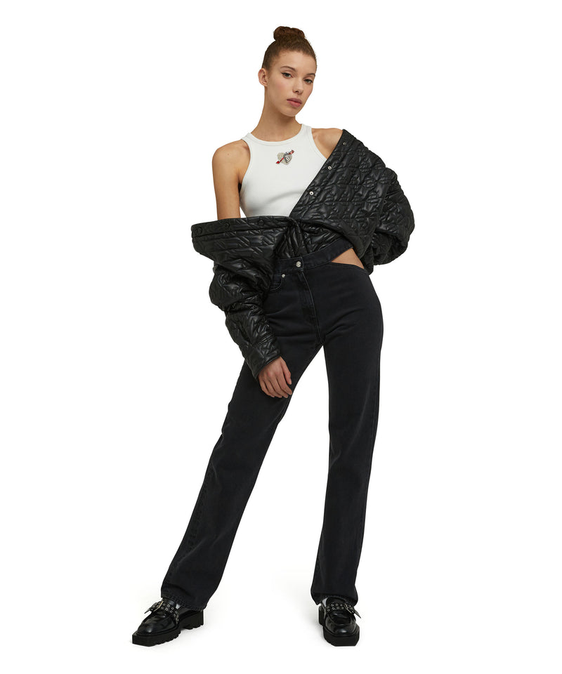 Faux leather jacket "Soft Eco Leather" BLACK Women 