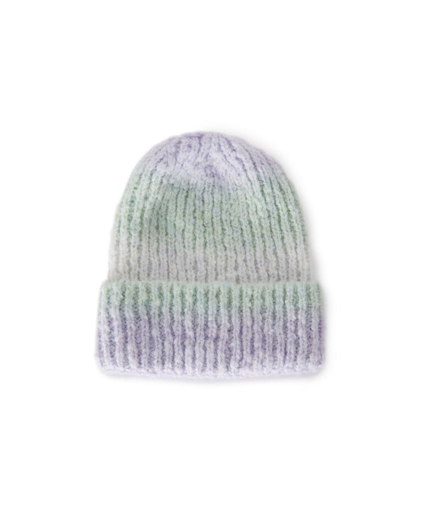 Blended wool knitted beanie hat