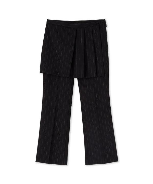 Wool trousers with "Pinstripe Wool" workmanship