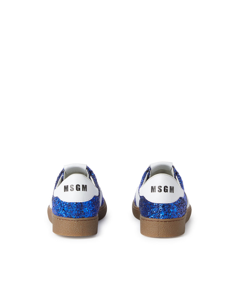 MSGM Retro Trainers BLUE Women 