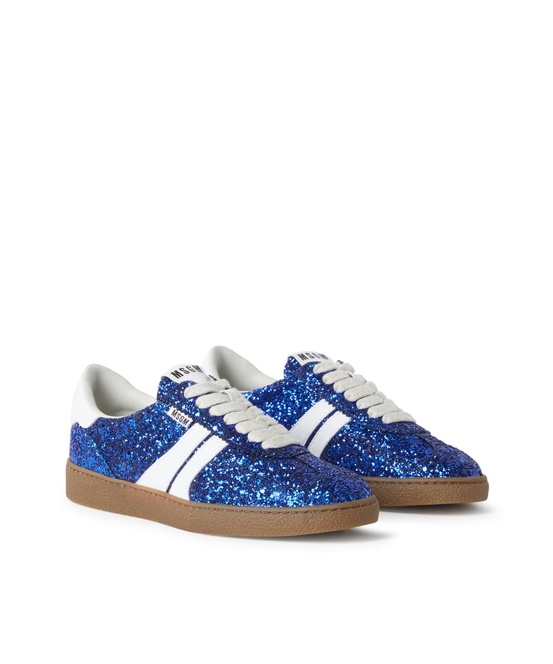 MSGM Retro Trainers BLUE Women 