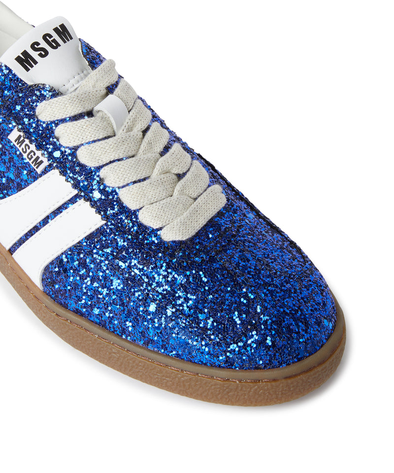 MSGM Retro Trainers BLUE Women 