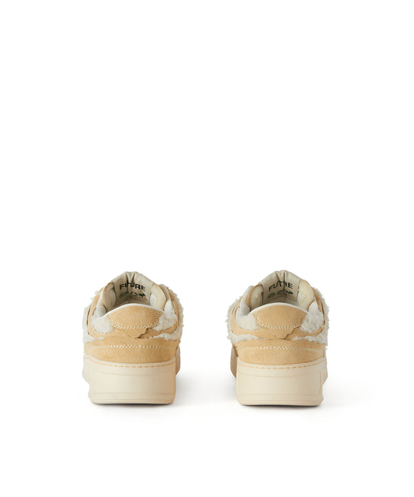 FG1 Sneakers with faux shearling inlays